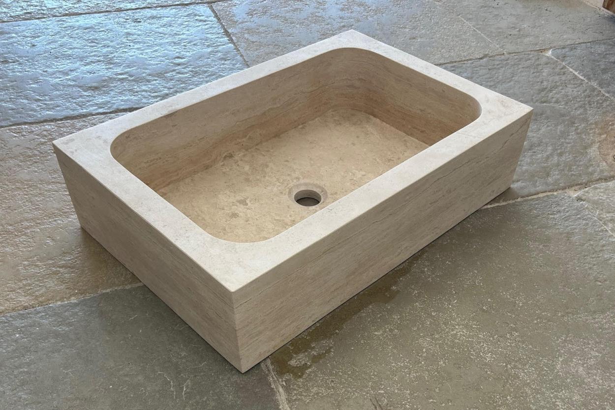 Evier bac simple à poser sur meuble salle de bain